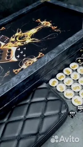 Нарды под стеклом «Классика» — красивый подарок