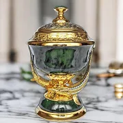 На память: Икорница "Нефритовая чаша" — фотография 1