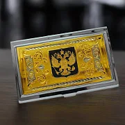Визитница «Гербовая» №1 — необычный подарок — фотография 1