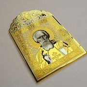 На память: Икона Сергия Радонежского настольная. Златоуст — фотография 4
