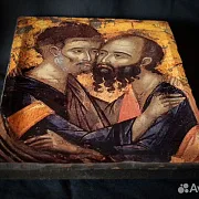 Икона святых Апостолов Петра и Павла — оригинальный подарок — фотография 3