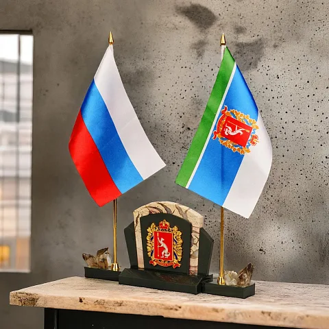 Каменная композиция «Герб» — оригинальный подарок