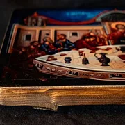 Икона авторская "Тайная вечеря" Дерево — красивый подарок — фотография 5