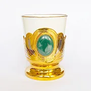 В подарок: Оригинальная кофейная чашка с малахитом. Златоуст — фотография 2
