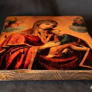 На память: Икона Божией матери "Страстная с подставкой" — фотография 4