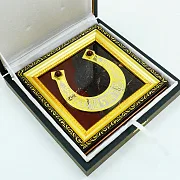 Ручная работа: Декоративная подкова на яшме "Подарок". Златоуст — фотография 4
