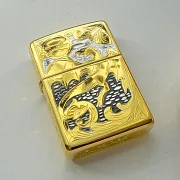 Зажигалка Zippo с гравировкой "Дракон" — необычный подарок — фотография 2