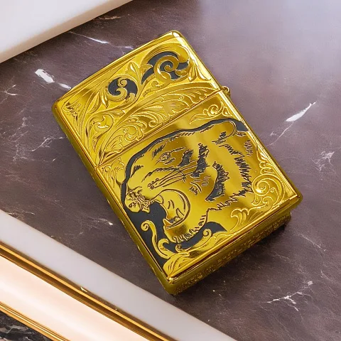 Оригинальная зажигалка Zippo "Тигр" № 7 — красивый подарок