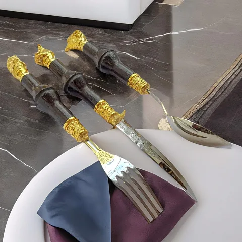 Бронзовый набор приборов "Охотнику" — необычный подарок