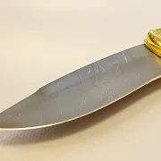 Дамасский складной нож «Тигр» — необычный подарок — фотография 3