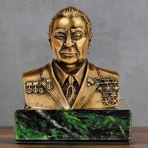 Бронзовый бюст «Брежнев» — оригинальный подарок