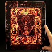 Подарочная икона "Знамение " Курско-Коренная — фотография 2