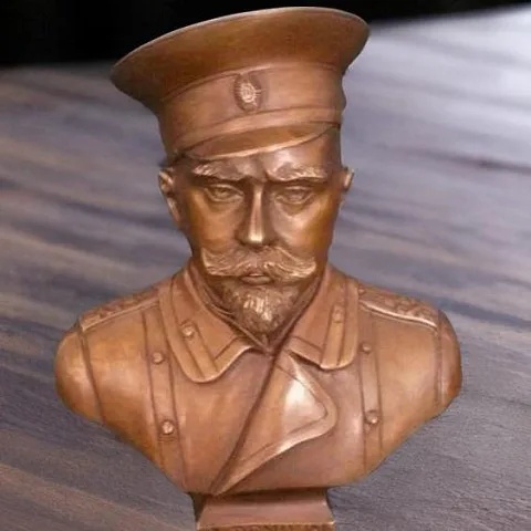 Бюст «Деникин» из бронзы — красивый подарок