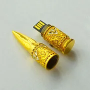 Флешка «Пуля» из латуни — красивый подарок — фотография 3