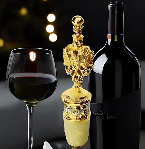 Пробка для бутылки "Герб РФ" — оригинальный подарок