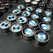 Стальные фишки для нард «BMW» в подарок — фотография 3