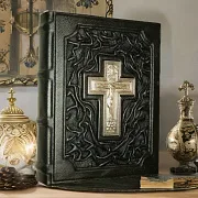Евангелие — книга в кожаном переплёте в подарок — фотография 1